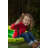 Fabric Saucer Swing with Chains and Hooks-49016880