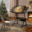 Adjustable Height And Angle Metal Jigsaw Puzzle Table With 4 Storage Trays And Wooden Cover For Adults
