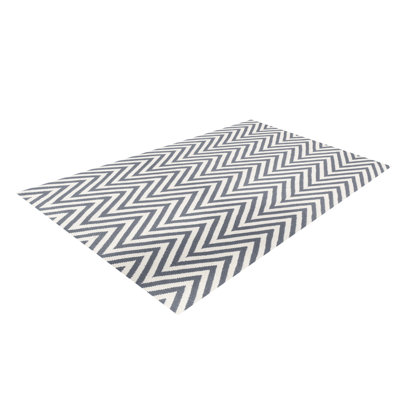 Chevron Wool Hand Woven Area Rug