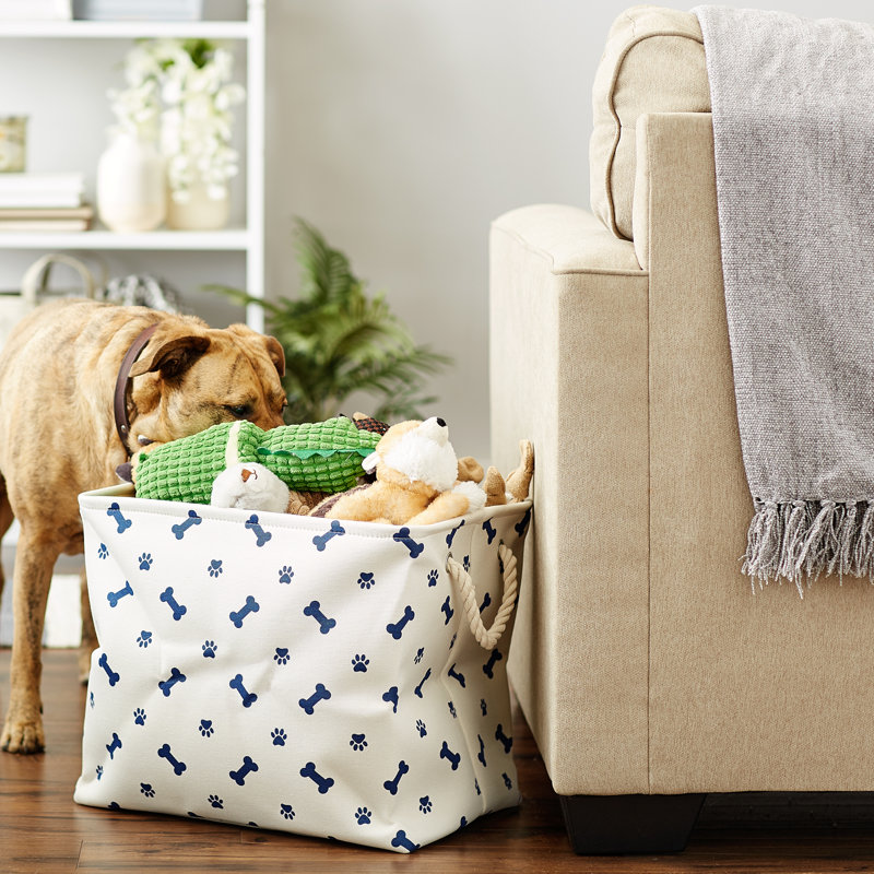 Cube ou bac en tissu, H 15 po x l 17,75 po x P 12 po, Ros