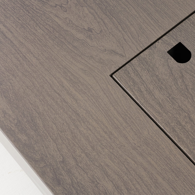 Table de foyer au propane moderne de 54 pouces avec brûleur en acier inoxydable Grieco