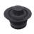 3-1/2" EZ-Mount Brass Kitchen Sink Waste Disposal Drain Flange and Stopper-98386912