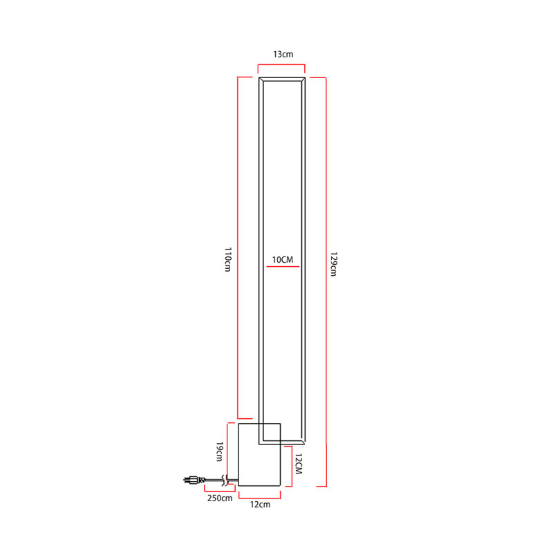 129cm LED Novelty Floor Lamp