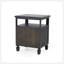 Table de chevet rembourrée en polyester durable avec lit gigogne escamotable, parfaite pour les espaces compacts et les lits d'appoint