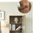 European Style Solid Wood Narrow Bookcase