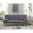 Wayd 66'' Faux Leather Tufted Convertible Futon – Stylish and Compact Small Futon Chair, Perfect Futon for Any Space-1918177010
