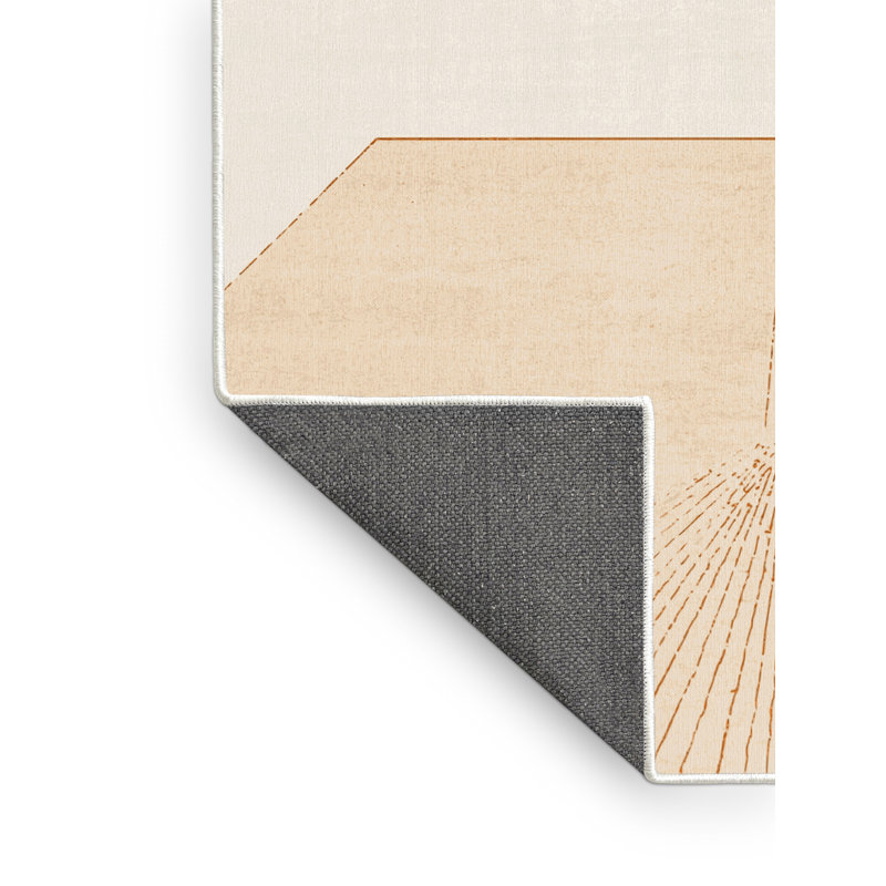 Tapis beige moelleux doux et moelleux Sedgley, 5 x 8