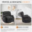 Fauteuil inclinable large et pivotant-113340172