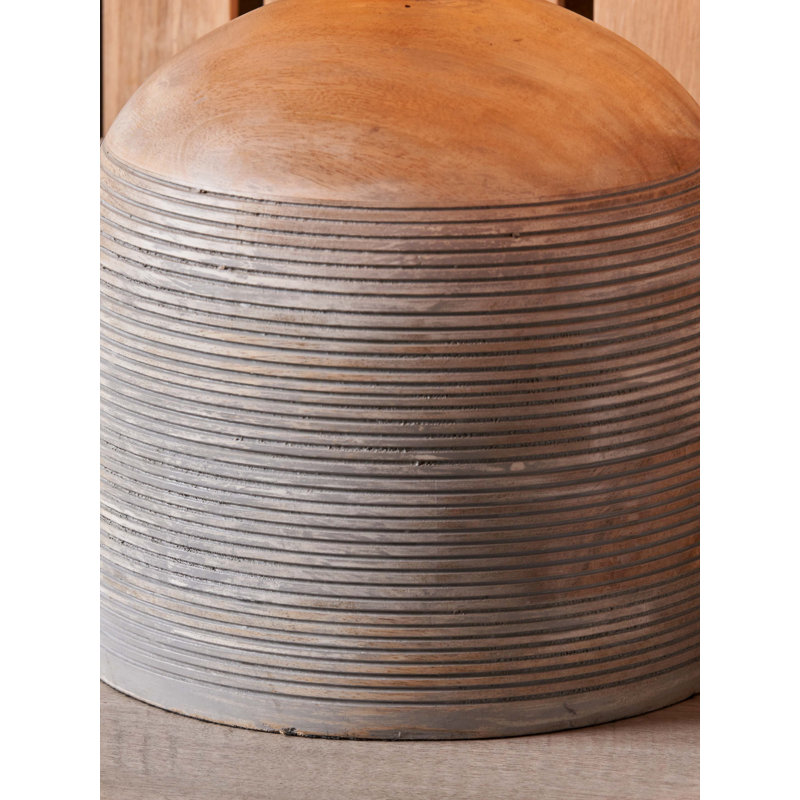 Table Lamp, 19.29" H x 13.78" W x 13.78" D, Grey, Grey