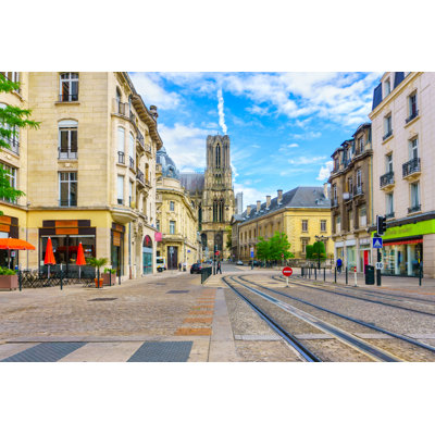 Architecture Of Reims 1 Piece Wrapped Canvas Wall Art