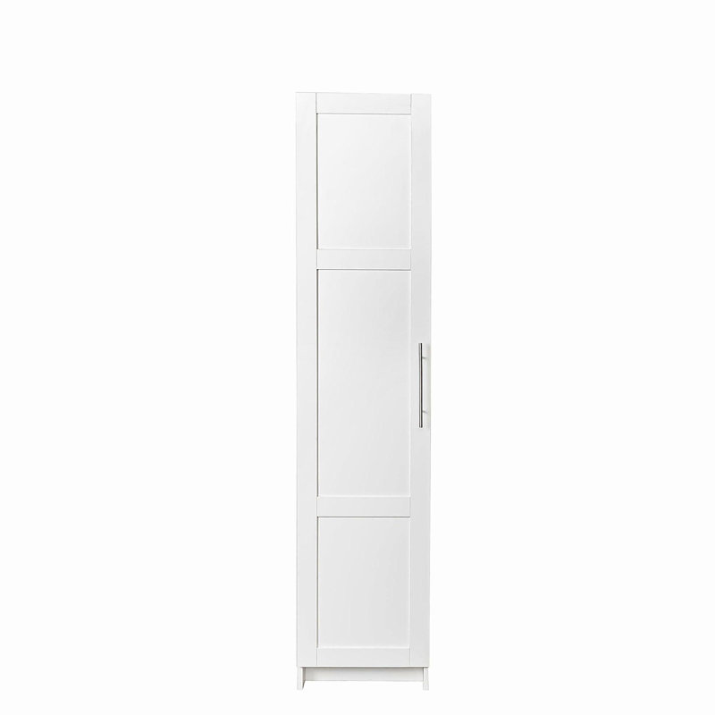 Stackable Wall Mounted Storage Cabinet, White