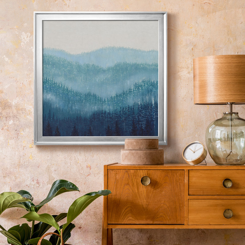 «Smoky Ridge II», reproduction encadrée de qualité supérieure - prête à être accrochée, H 34,5 po x l 34,5 po x P 1,5 po