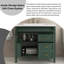 36 po Meuble-lavabo autoportant noir avec lavabo supérieur-1700518794-1700518792