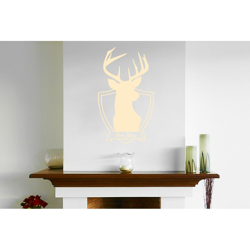Animals Wall Decal, Medium, Beige