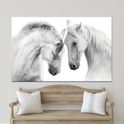 Elegant Modern Farmhouse Canvas Print - Serene Nature Artwork,1P Wrapped Canvas