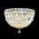 Petit Crystal Deluxe 3 Light 10in x 7.5in Wall Sconce in Silver with Clear Optic Crystals