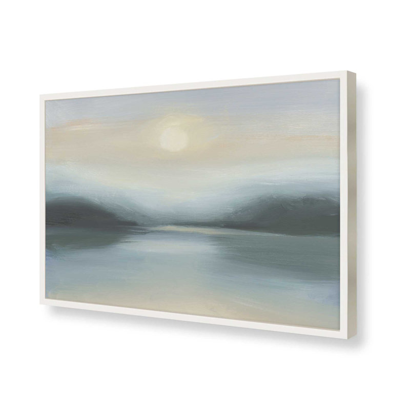 «Last Sunset of Spring II» par Ethan Harper, reproduction d'art, Impression sur cadre ouvert sans papier mat, Blanc