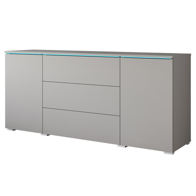 Borislav Laminate Rectangle Accent Chest, Grey