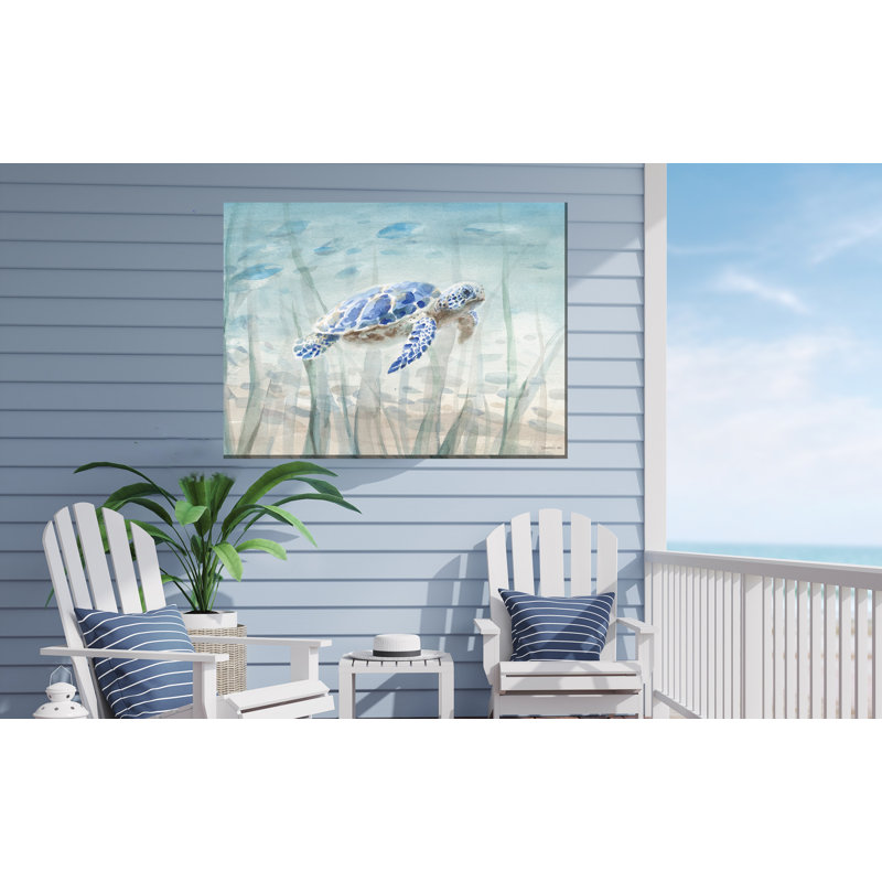 Art mural sur toile sous l'eau
