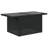 Vidaxl Garden Sofa Set Black PE Rattan, Powder-Coated Steel, Tempered Glass