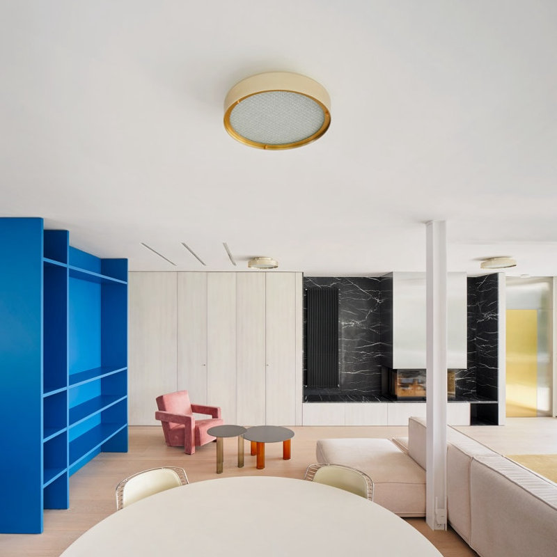 Berlin 4 - Light Semi Flush Mount