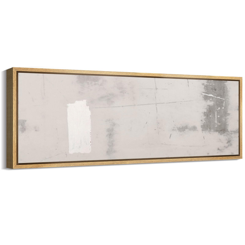 Minimal Landscape " Abstract Minimalist Texture In Neutral Tones Antique Retro Colorful Bedroom Large Wall Decor ", Natural