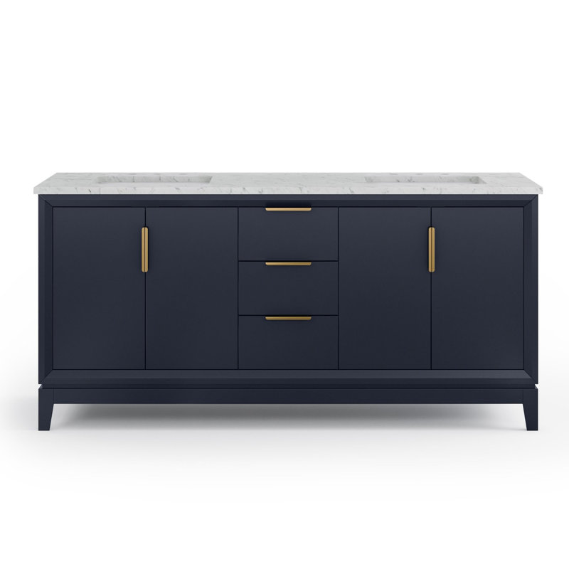 Elizabeth 72'' W Double Vanity, Monarch Blue