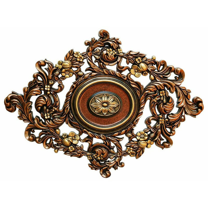 Vines Garden 22" D Polyurethane Hand Painted Ceiling Medallion