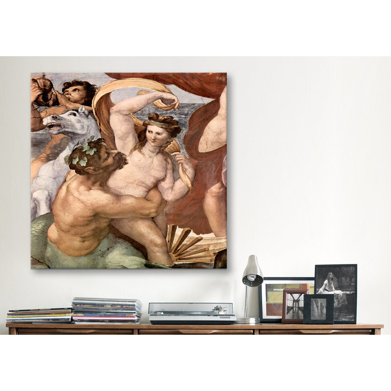 "the triumph of galatea" par reproduction d’art sur toile Raphael, H 12 po x l 12 po x P 0,75 po