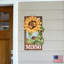 Support mural tournesol