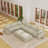 Kenda 8 - Piece Upholstered Linen Slipcovered Sectional-333863543