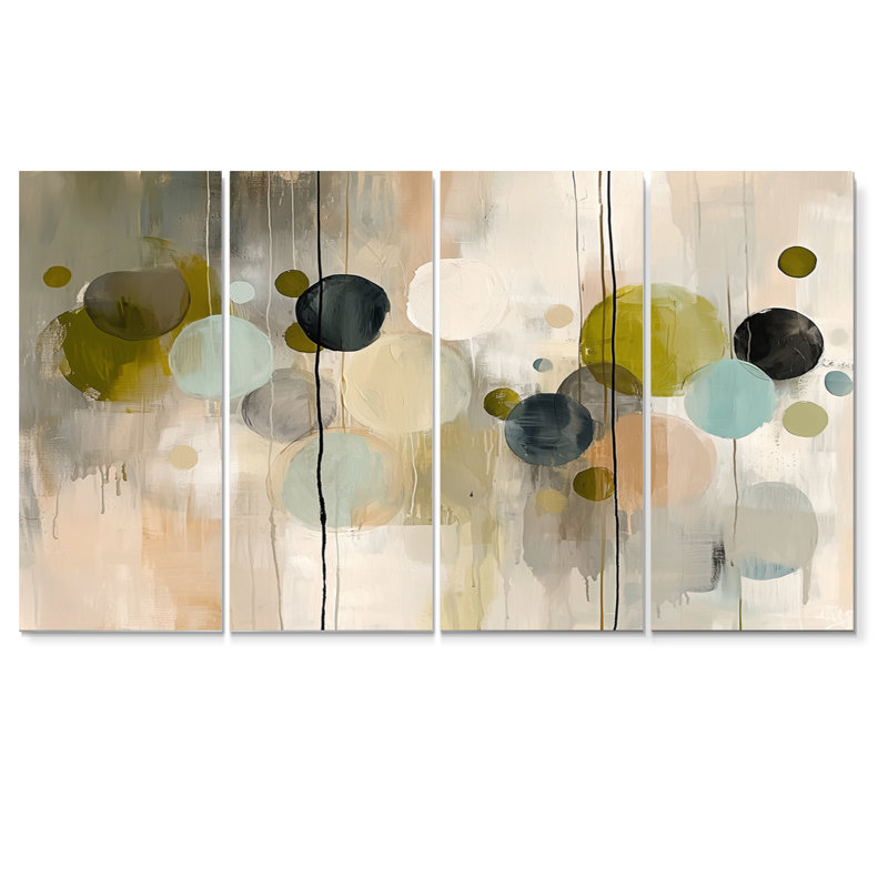 Minimalisme, encre grise éruptive I - Art mural cinétique - Art mural moderne, 4, H 28 po x l 48 po