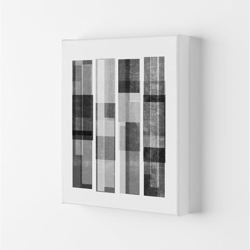 Black And White Abstract Negatives - Print, No Frame, 84cm H x 59cm W x 1cm D