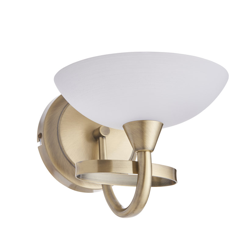 Montague Armed Sconce, Antique Brass