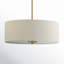 Juna 3 - Light Brass Drum Pendant