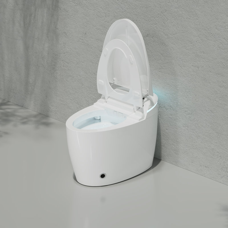 Toilette Smart Bidet avec lavage par massage, chasse d'eau automatique, siège chauffant, télécommande multifonction