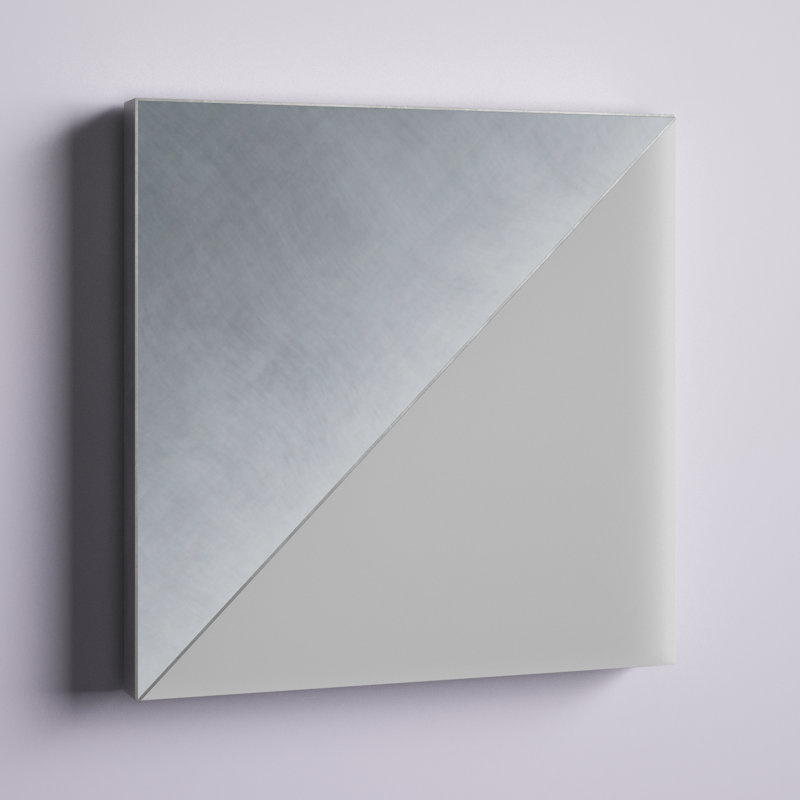 Castone Wall Light, Satin Aluminum