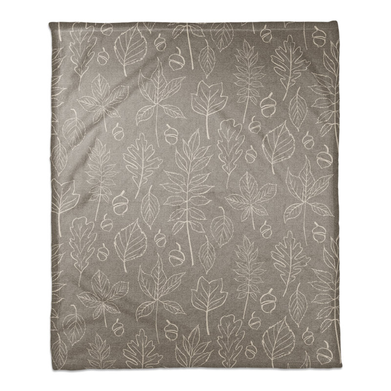 Hand Woven Throw Blanket, Grey