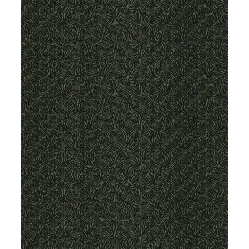 Boutique Geometric Fan Wallpaper Roll, Green