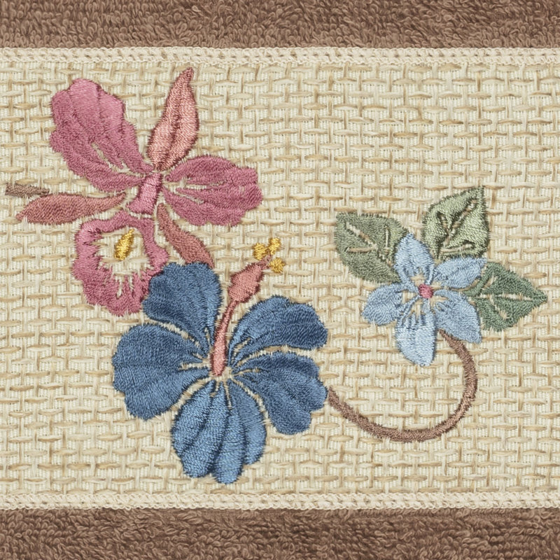 Caroline Turkish Cotton Midweight Hand Towel, Latte