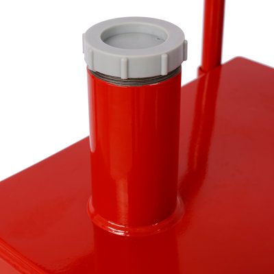 30 Gallon Gas Caddy With Wheels, Fuel Transfer Tank Gasoline Diesel Can Reversible Rotary Hand Siphon Pump, Fuel Storage Tank For Automobiles ATV Car Mowers Tractors Boat Motorcycle(Red)