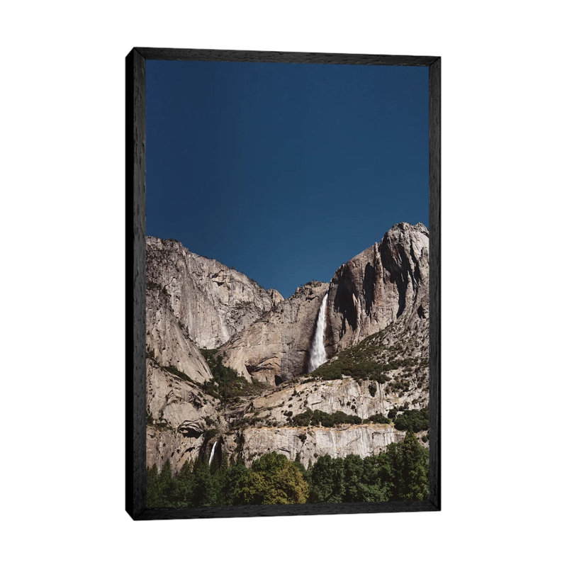 Yosemite Falls VII by Bethany Young - Print on Canvas, Black Framed, 101.6cm H x 66.04cm W x 3.81cm D