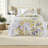 King Size Modern Bedding Set With Storage Pockets In Multicolor Polyester
