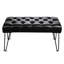 Faux Leather Tufted Rectangle Ottoman-1691584964