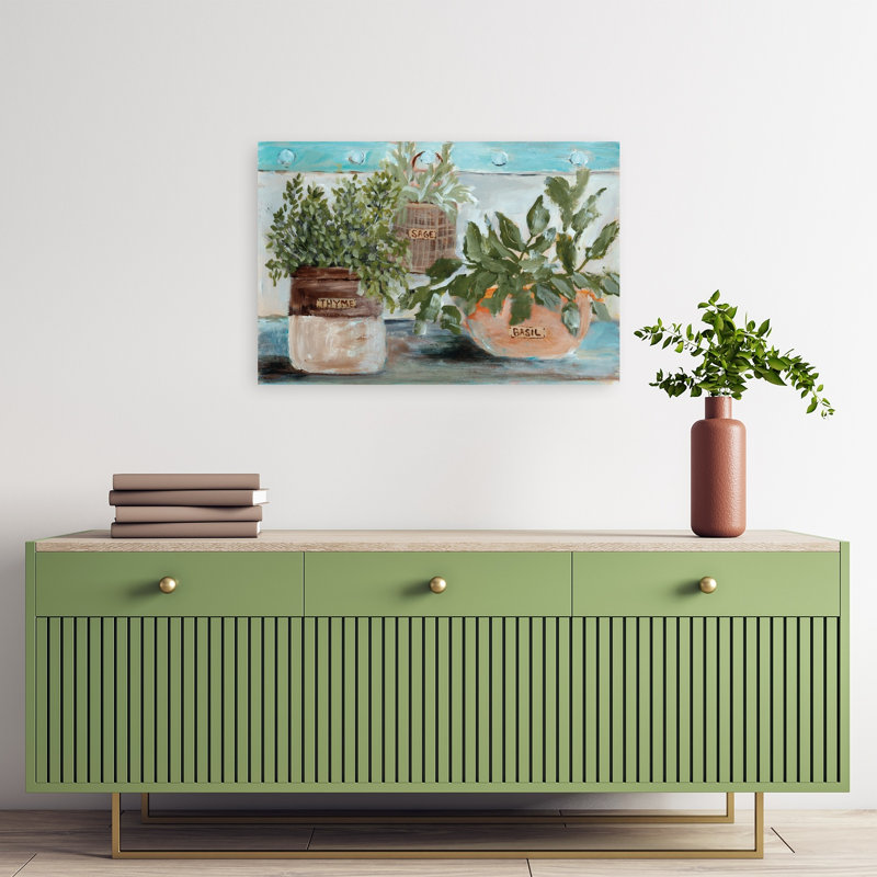 Art culinaire moderne abstrait rustique, H 16 po x l 24 po