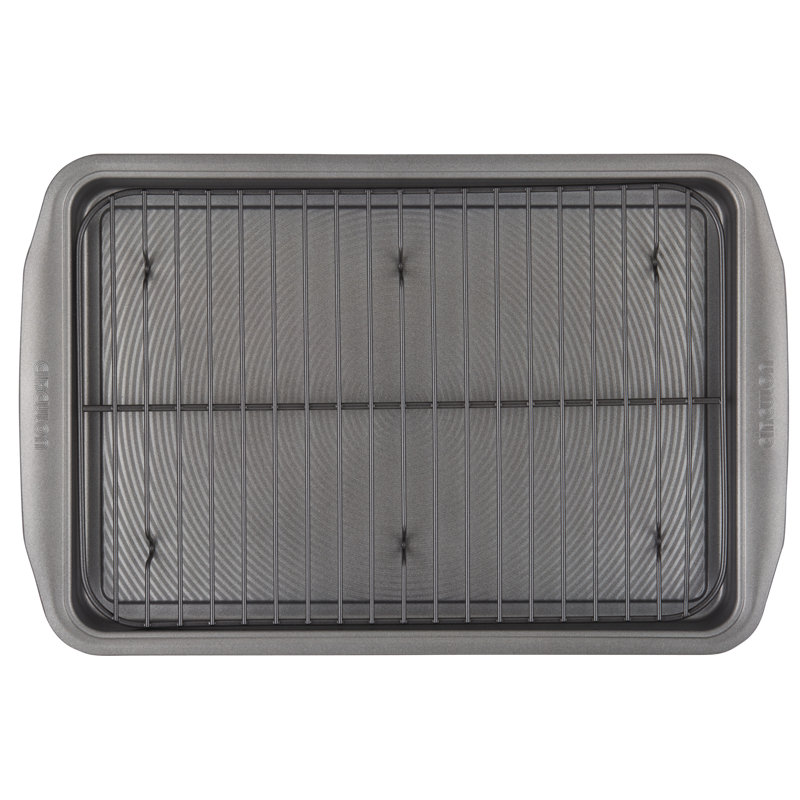 Circulon Bakeware Nonstick Bakeware Set / Baking Pans, 10 Piece, Gray