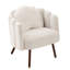 Mignon fauteuil de coiffeuse de 24 po de large avec dossier détachable et coussin en forme de cœur, fauteuil d'appoint rembourré pour chambre à coucher-1956872838