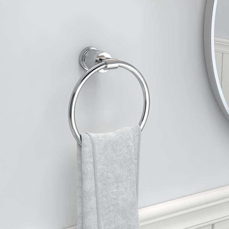 4 - Piece Bathroom Hardware Set, Chrome