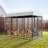 15 Chickens Run  for Chickens, Ducks, Rabbits & More - Predator-Resistant,  Wind & Snow Durable Chicken Pen - 8X4X5.6-FT-132525124