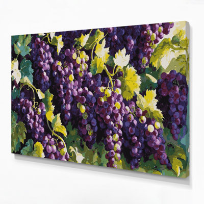 Art mural sur toile mauve